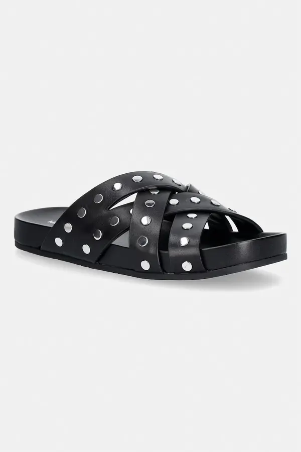 MICHAEL Michael Kors MICHAEL Michael Kors natikači ženski usnjeni Irene Flat Sandal