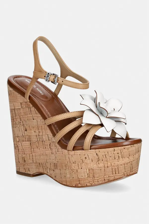 MICHAEL Michael Kors MICHAEL Michael Kors sandali usnjeni Jacie Wedge