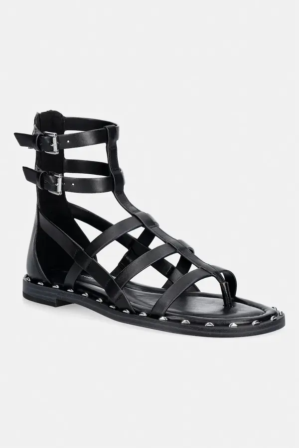 MICHAEL Michael Kors MICHAEL Michael Kors sandali ženski usnjeni Noa Flat Sandal