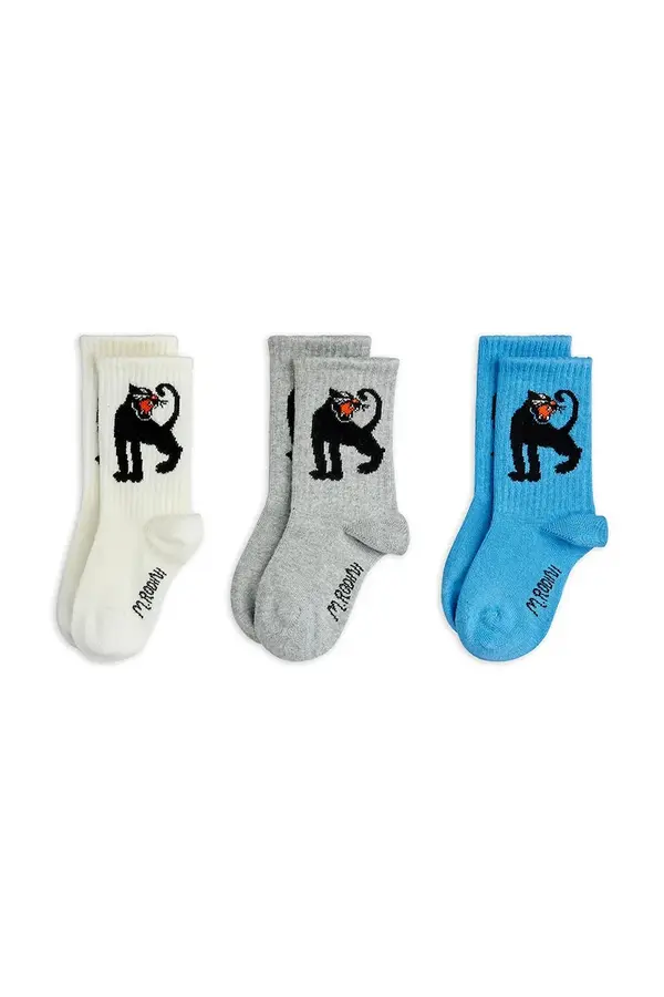 Mini Rodini Mini Rodini nogavice otroške Panther Paket 3 kosov