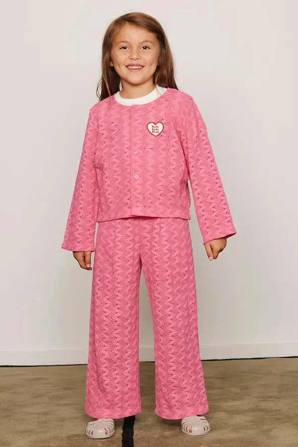 Mini Rodini Mini Rodini trenirka otroška bombažna Lace