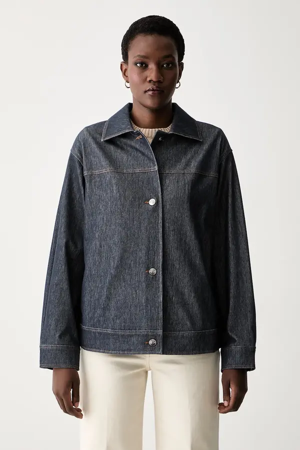 MM by Max Mara MM by Max Mara jakna ženska denim MMLFANTE
