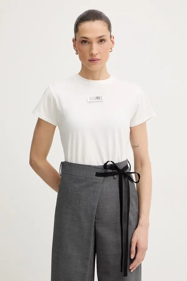 MM6 Maison Margiela MM6 Maison Margiela Bombažna kratka majica MM6 Maison Margiela