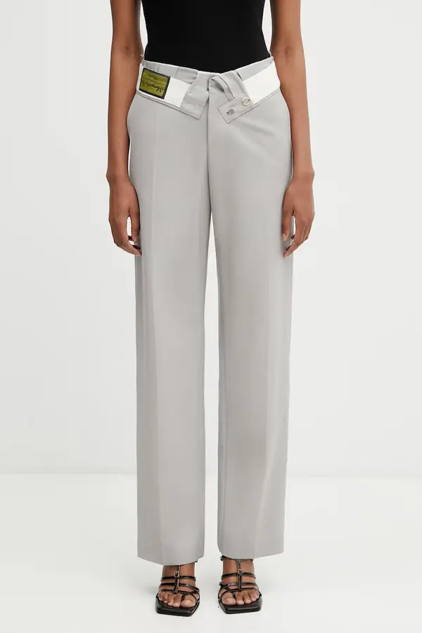 MM6 Maison Margiela MM6 Maison Margiela hlače ženske z volno