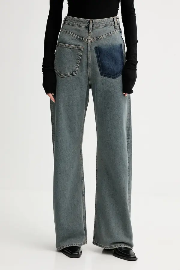MM6 Maison Margiela MM6 Maison Margiela kavbojke s širokimi hlačnicami ženske