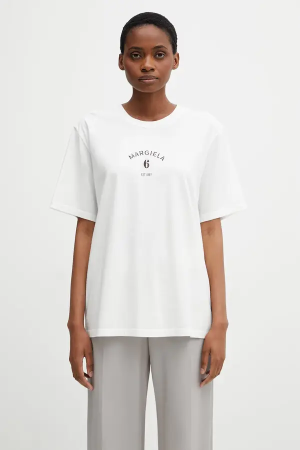 MM6 Maison Margiela MM6 Maison Margiela kratka majica moška bombažna