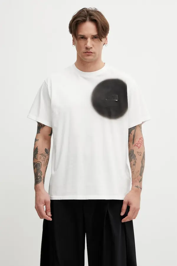 MM6 Maison Margiela MM6 Maison Margiela kratka majica moška bombažna