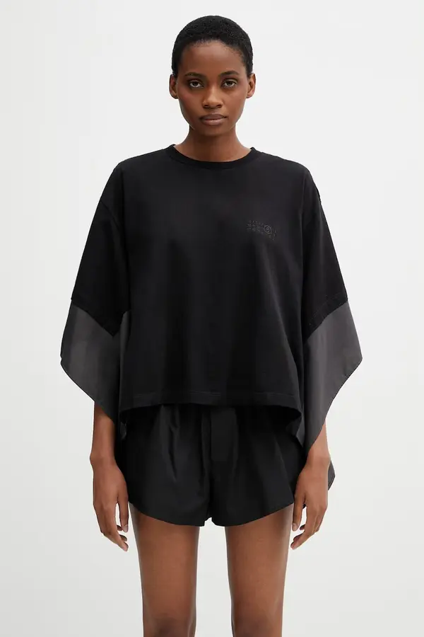 MM6 Maison Margiela MM6 Maison Margiela kratka majica ženska z bombažem