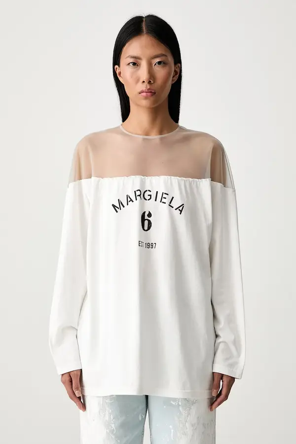 MM6 Maison Margiela MM6 Maison Margiela majica z dolgimi rokavi ženska