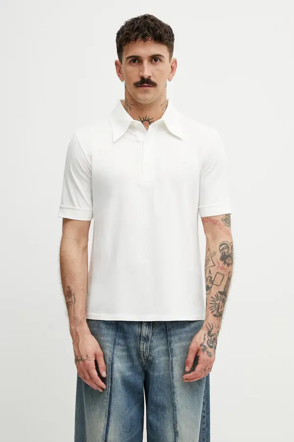 MM6 Maison Margiela MM6 Maison Margiela polo majica moška bombažna