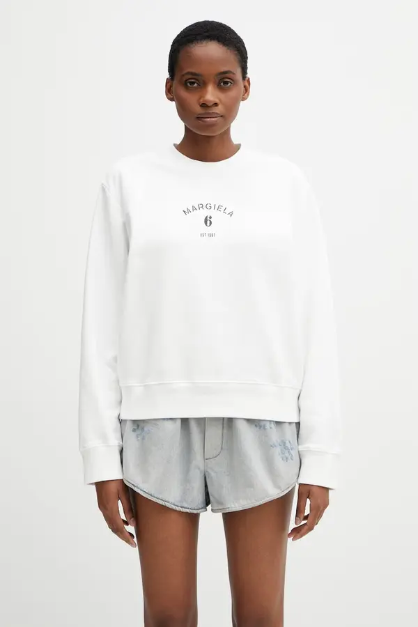 MM6 Maison Margiela MM6 Maison Margiela pulover ženski bombažen