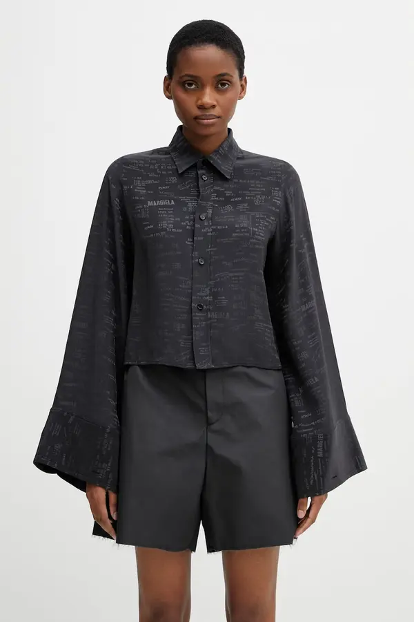 MM6 Maison Margiela MM6 Maison Margiela srajca ženska z viskozo
