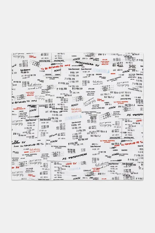 MM6 Maison Margiela MM6 Maison Margiela svilena ruta bombažna