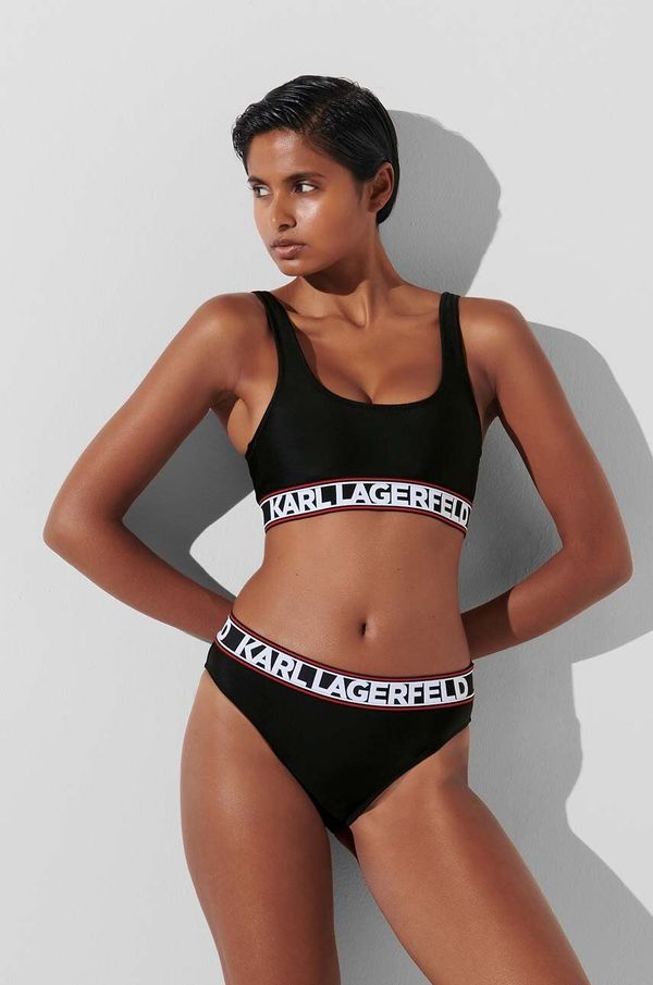 Karl Lagerfeld Modrček Karl Lagerfeld črna barva