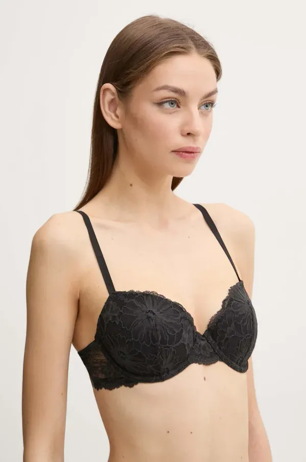 Tommy Hilfiger Modrček Tommy Hilfiger črna barva, UW0UW05988