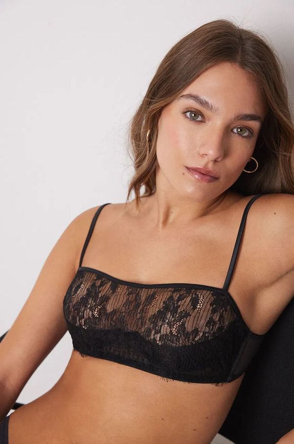 women'secret Modrček women'secret SENSE LIMITED EDITION črna barva, 7918872