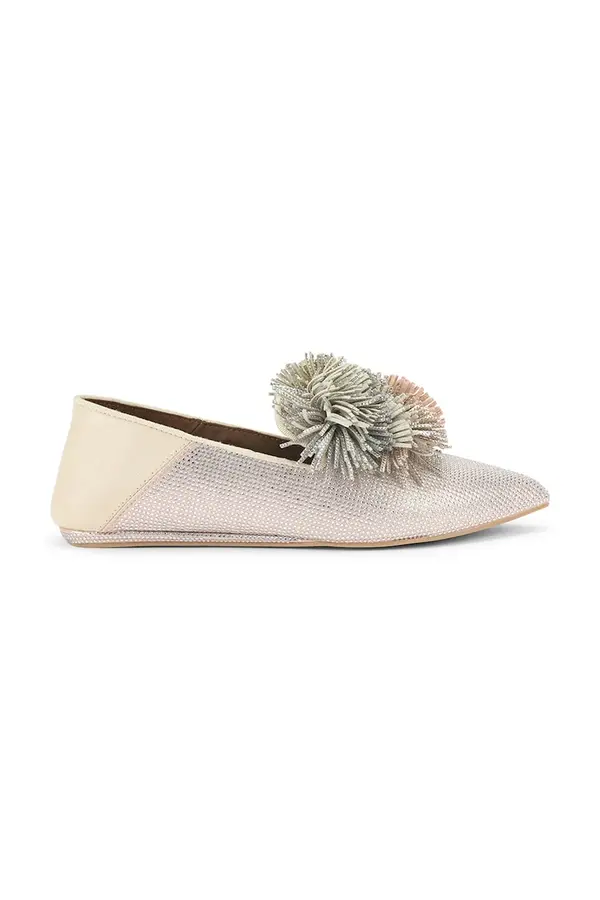 Kurt Geiger London Mokasini iz semiša Kurt Geiger London Pom Pom Point Slip On