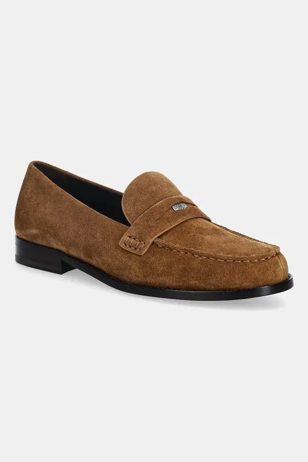 Tory Burch Mokasini iz semiša Tory Burch Classic Penny Loafer