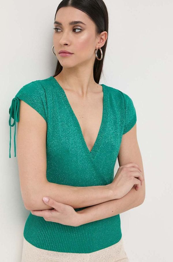 Morgan Morgan bluza ženska, zelena barva