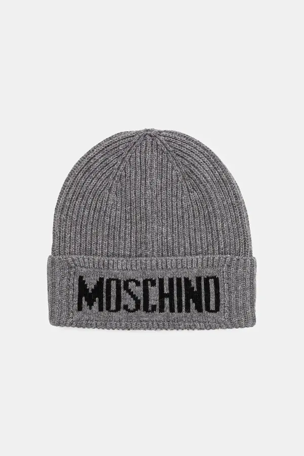 Moschino Moschino kapa moška z dodatkom volne