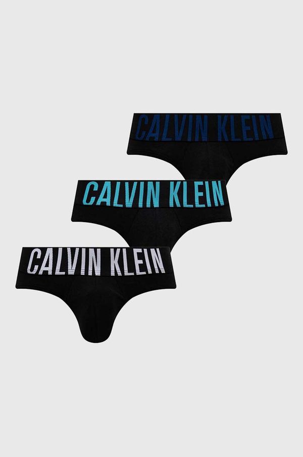 Calvin Klein Underwear Moške spodnjice Calvin Klein Underwear 3-pack moške, črna barva, 000NB3607A