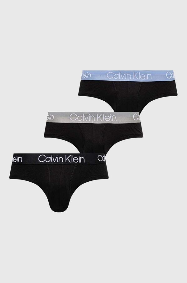 Calvin Klein Underwear Moške spodnjice Calvin Klein Underwear 3-pack moški, zelena barva