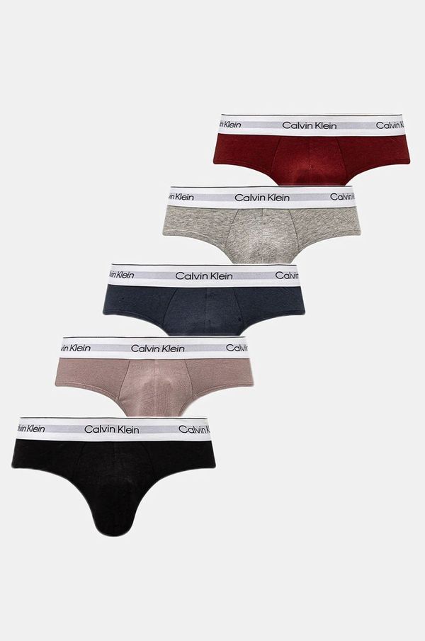 Calvin Klein Underwear Moške spodnjice Calvin Klein Underwear 5-pack moški, siva barva, 000NB3990A