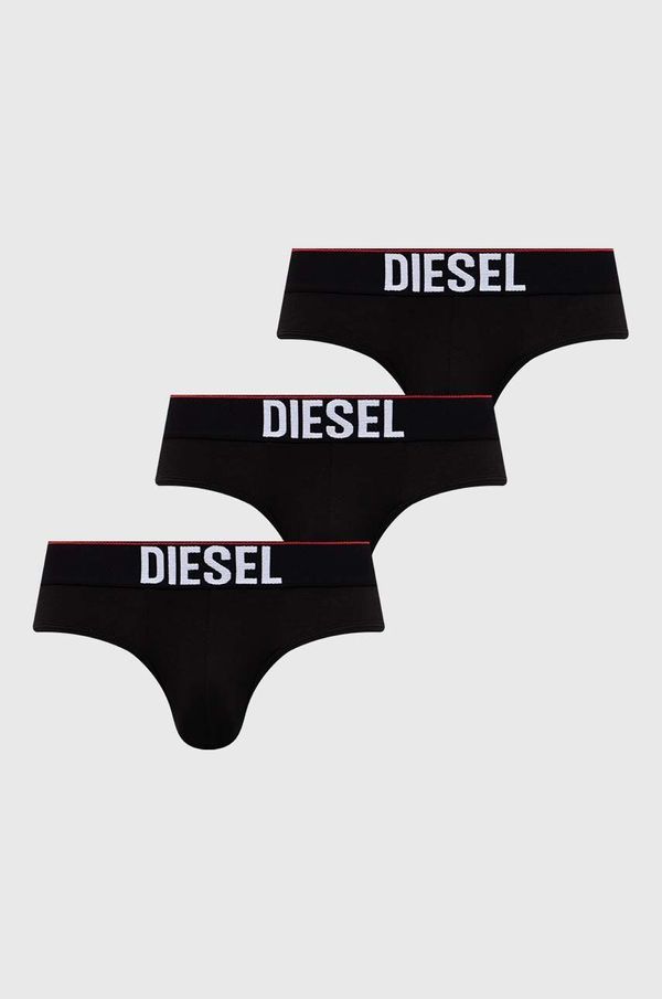 Diesel Moške spodnjice Diesel 3-pack moški, črna barva