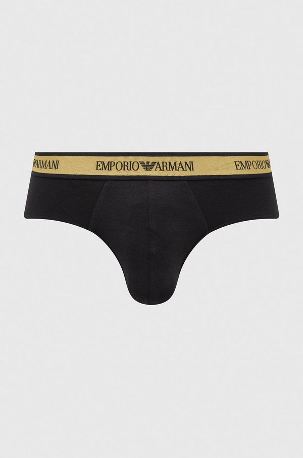 Emporio Armani Underwear Moške spodnjice Emporio Armani Underwear (2-pack) moške, črna barva