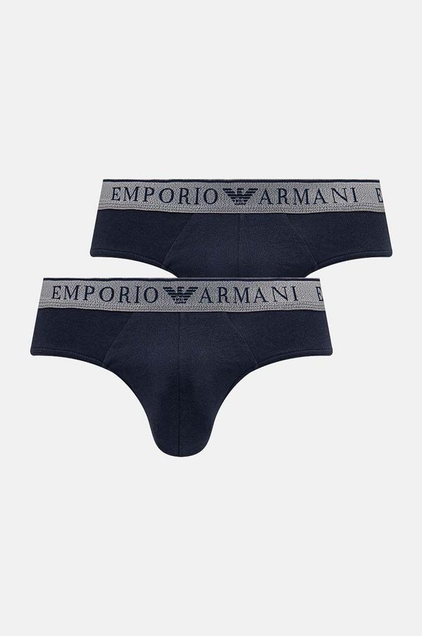 Emporio Armani Underwear Moške spodnjice Emporio Armani Underwear 2-pack moške, mornarsko modra barva, 111733 4F720