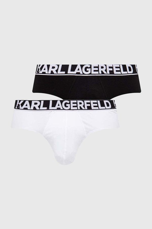 Karl Lagerfeld Moške spodnjice Karl Lagerfeld 3-pack moški, črna barva