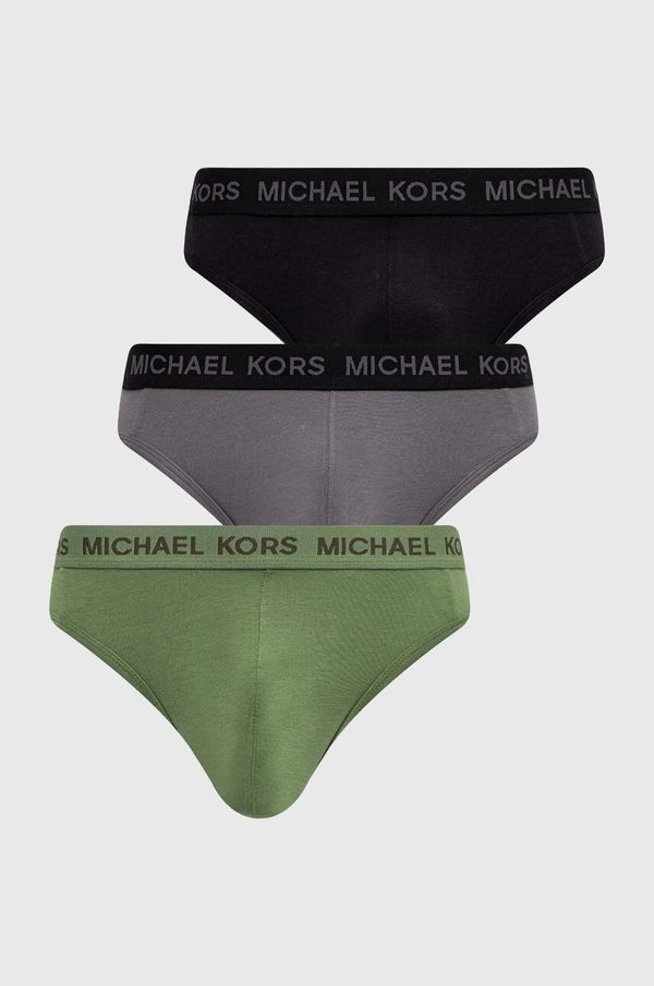 Michael Kors Moške spodnjice Michael Kors 3-pack moški, črna barva