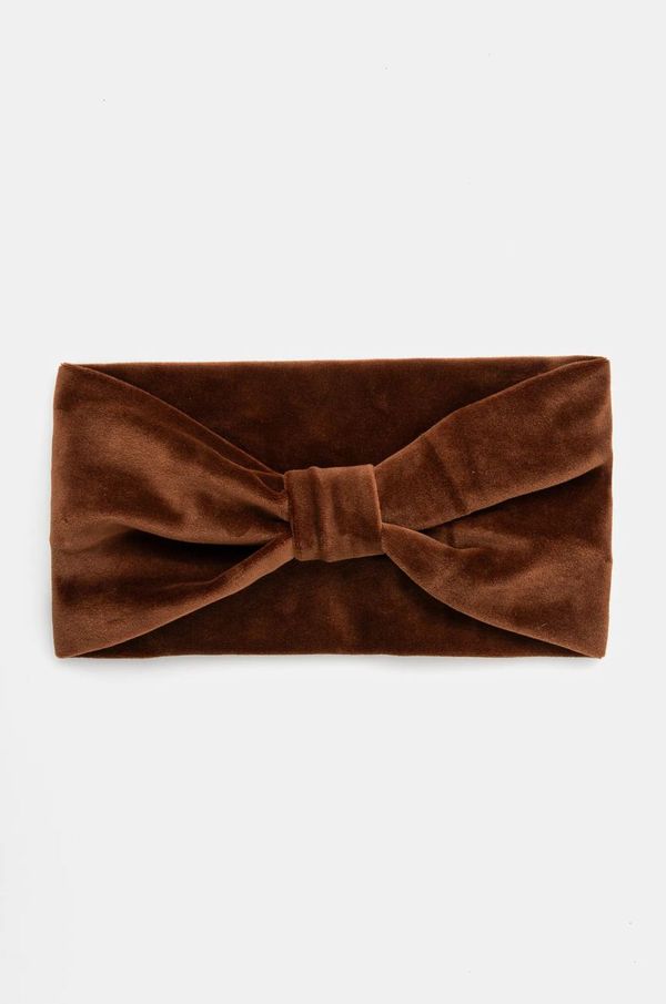 Answear Lab Naglavni trak Answear Lab rjava barva