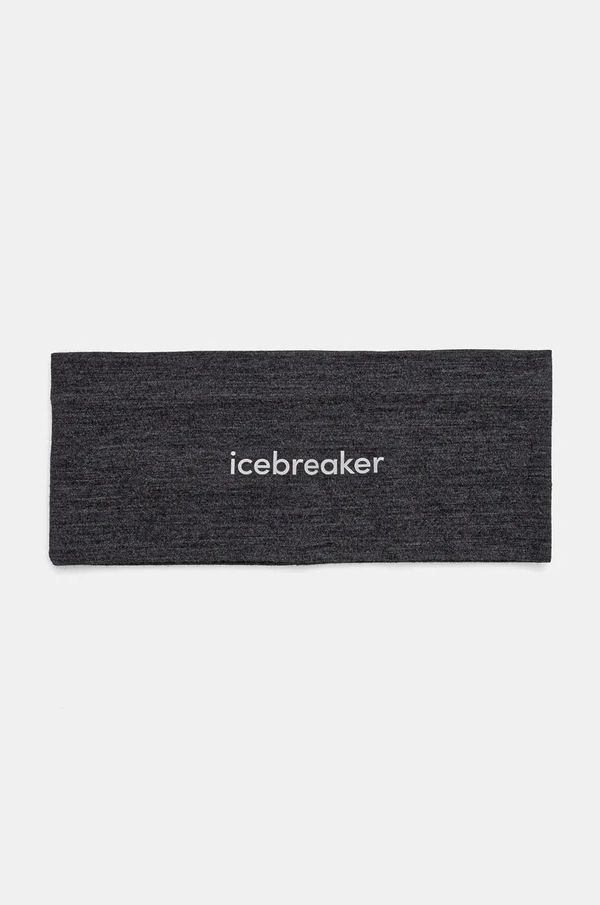 Icebreaker Naglavni trak Icebreaker Merino 200 Oasis siva barva, IB0A56SG0111