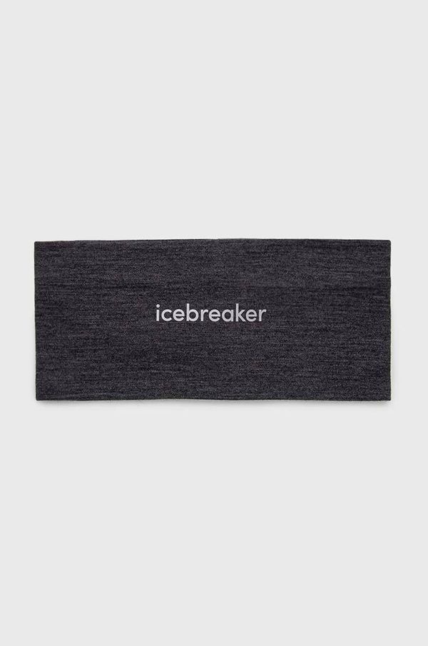 Icebreaker Naglavni trak Icebreaker Oasis siva barva