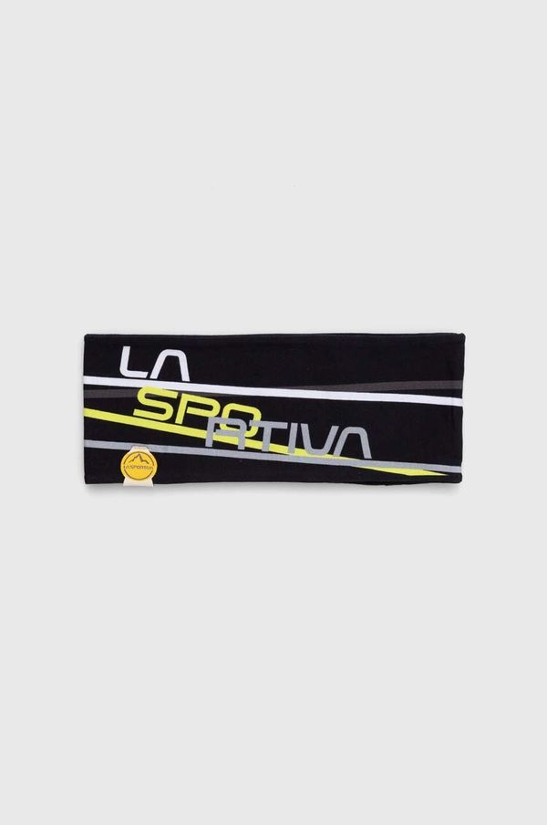 La Sportiva Naglavni trak LA Sportiva Stripe črna barva