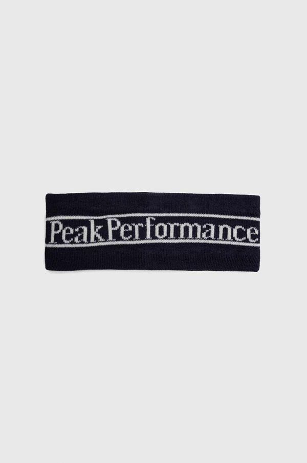 Peak Performance Naglavni trak Peak Performance Pow črna barva