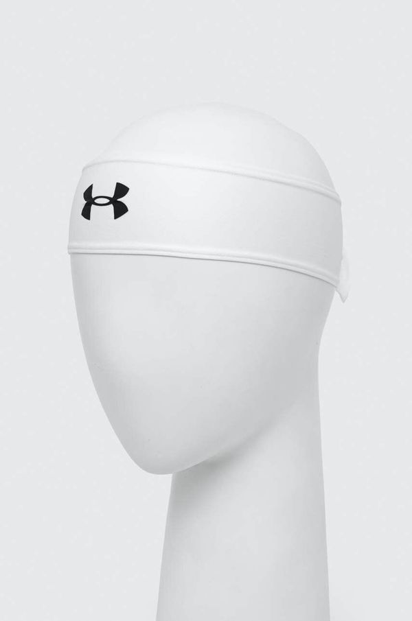 Under Armour Naglavni trak Under Armour bela barva