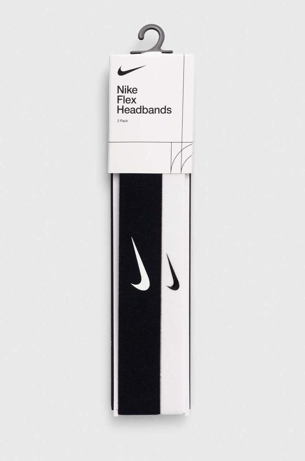 Nike Naglavni trakovi Nike 2-pack črna barva