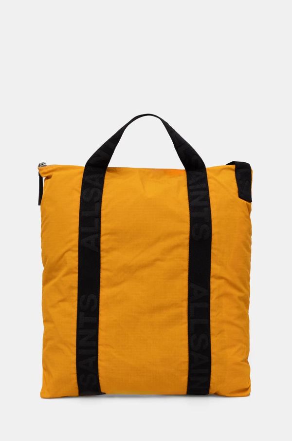 AllSaints Nahrbtnik AllSaints KEI moški, rumena barva, M092XB