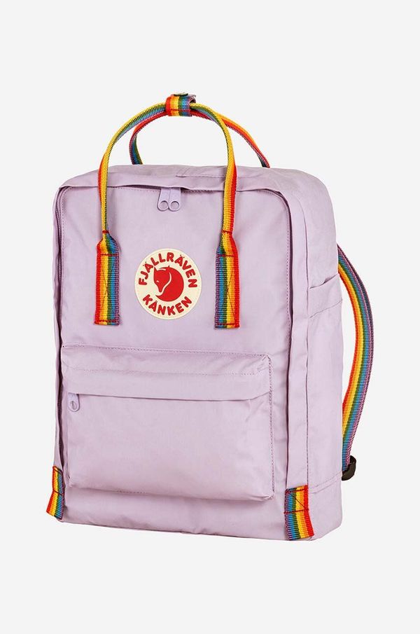 Fjallraven Nahrbtnik Fjallraven Kanken Rainbow vijolična barva