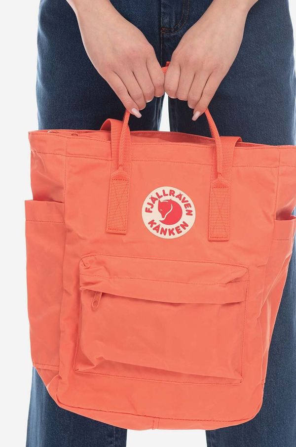 Fjallraven Nahrbtnik Fjallraven Kanken Totepack oranžna barva