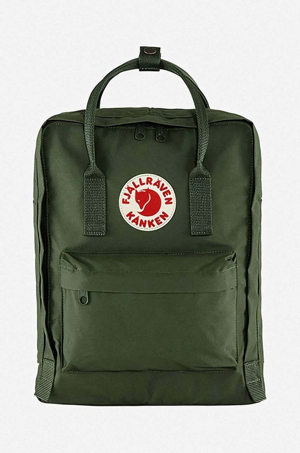 Fjallraven Nahrbtnik Fjallraven Kanken zelena barva