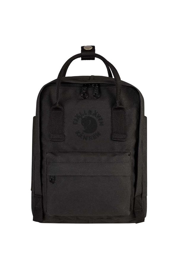 Fjallraven Nahrbtnik Fjallraven Re-Kanken Mini črna barva, F23549