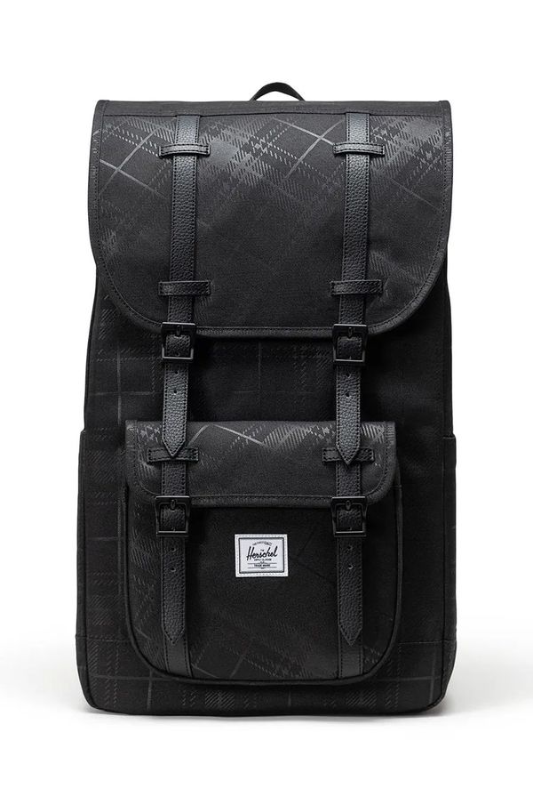 Herschel Nahrbtnik Herschel Little America črna barva, 11390-06495-OS