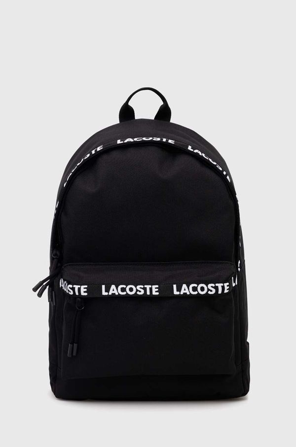 Lacoste Nahrbtnik Lacoste črna barva