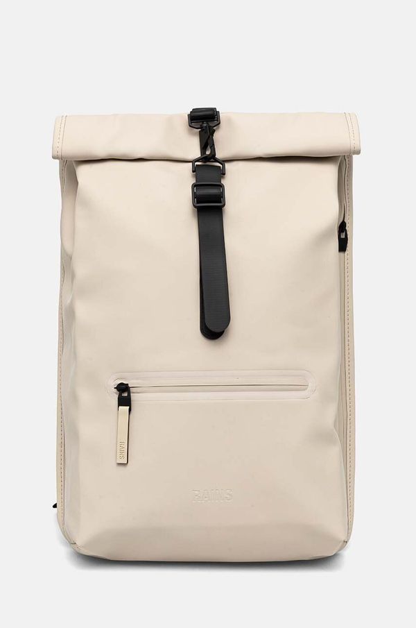 Rains Nahrbtnik Rains Rolltop Rucksack W3 bež barva, 13320-26