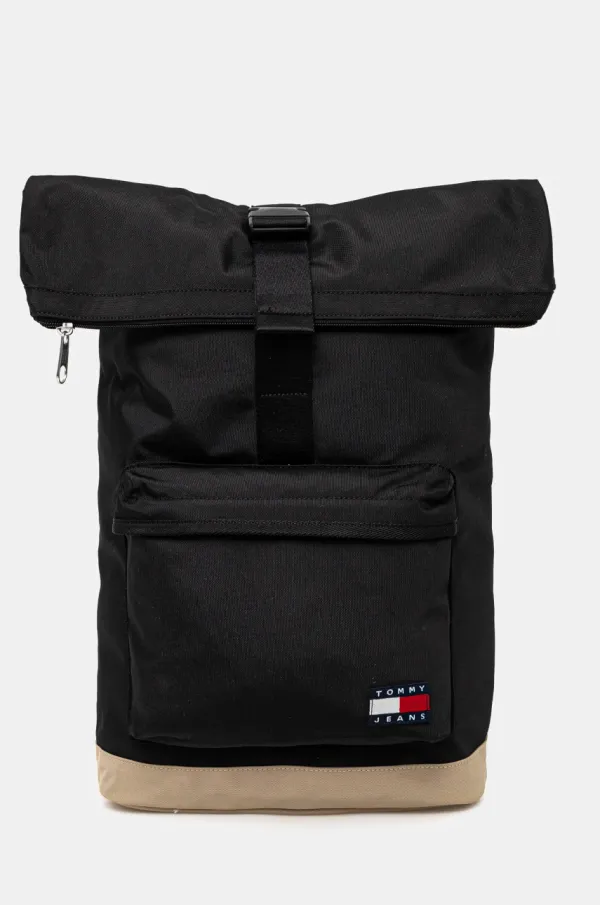 Tommy Jeans Nahrbtnik Tommy Jeans moški, črna barva, AM0AM13323
