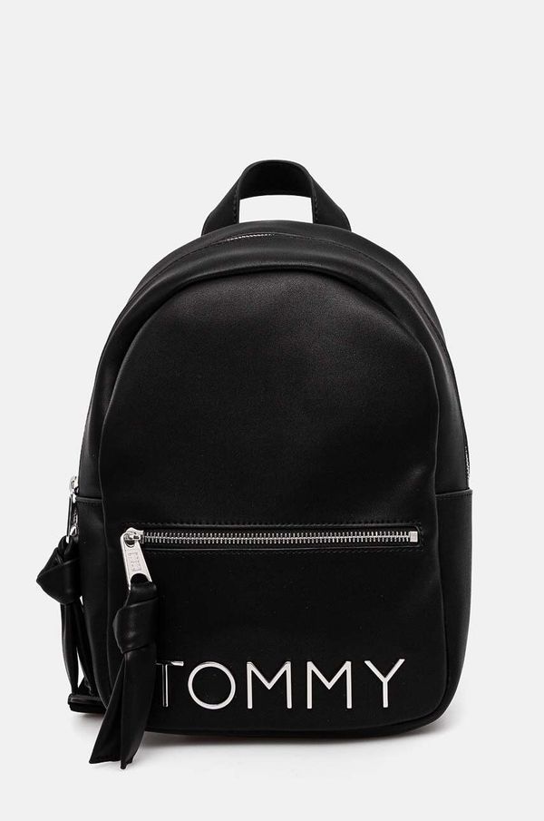 Tommy Jeans Nahrbtnik Tommy Jeans ženski, črna barva, AW0AW16261
