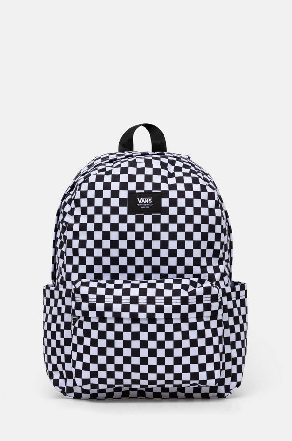 Vans Nahrbtnik Vans Old Skool Grom Check Backpack črna barva, VN000J3KY281
